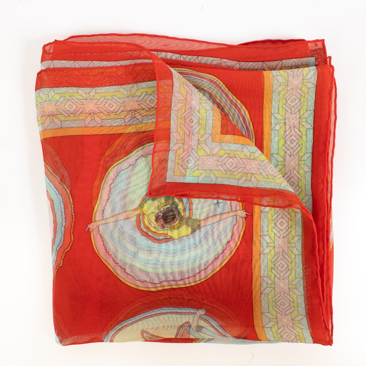 shop 100% authentic second hand Hermès Belles Du Mexique Silk Mousseline 90 Scarf on Labellov.com