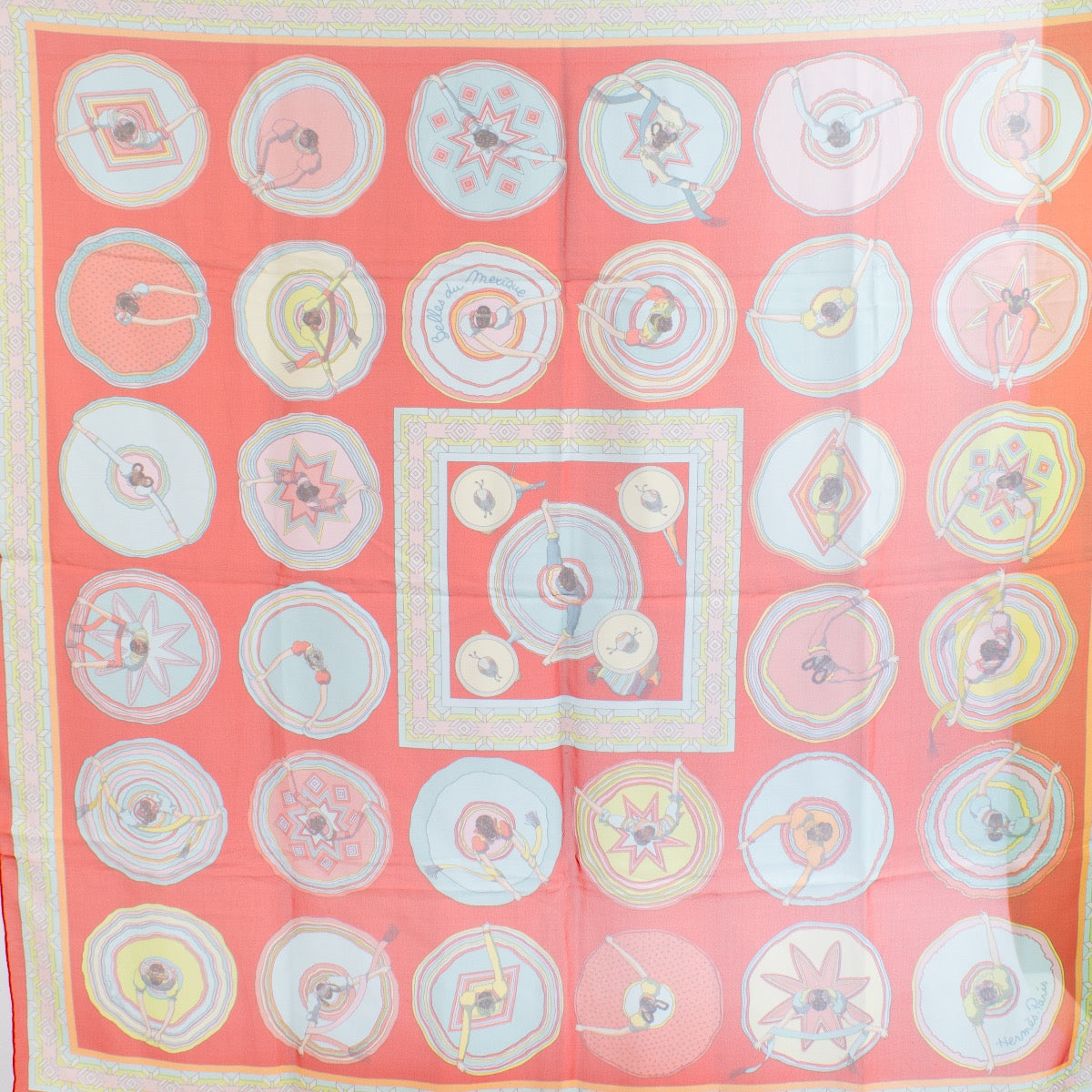 shop 100% authentic second hand Hermès Belles Du Mexique Silk Mousseline 90 Scarf on Labellov.com