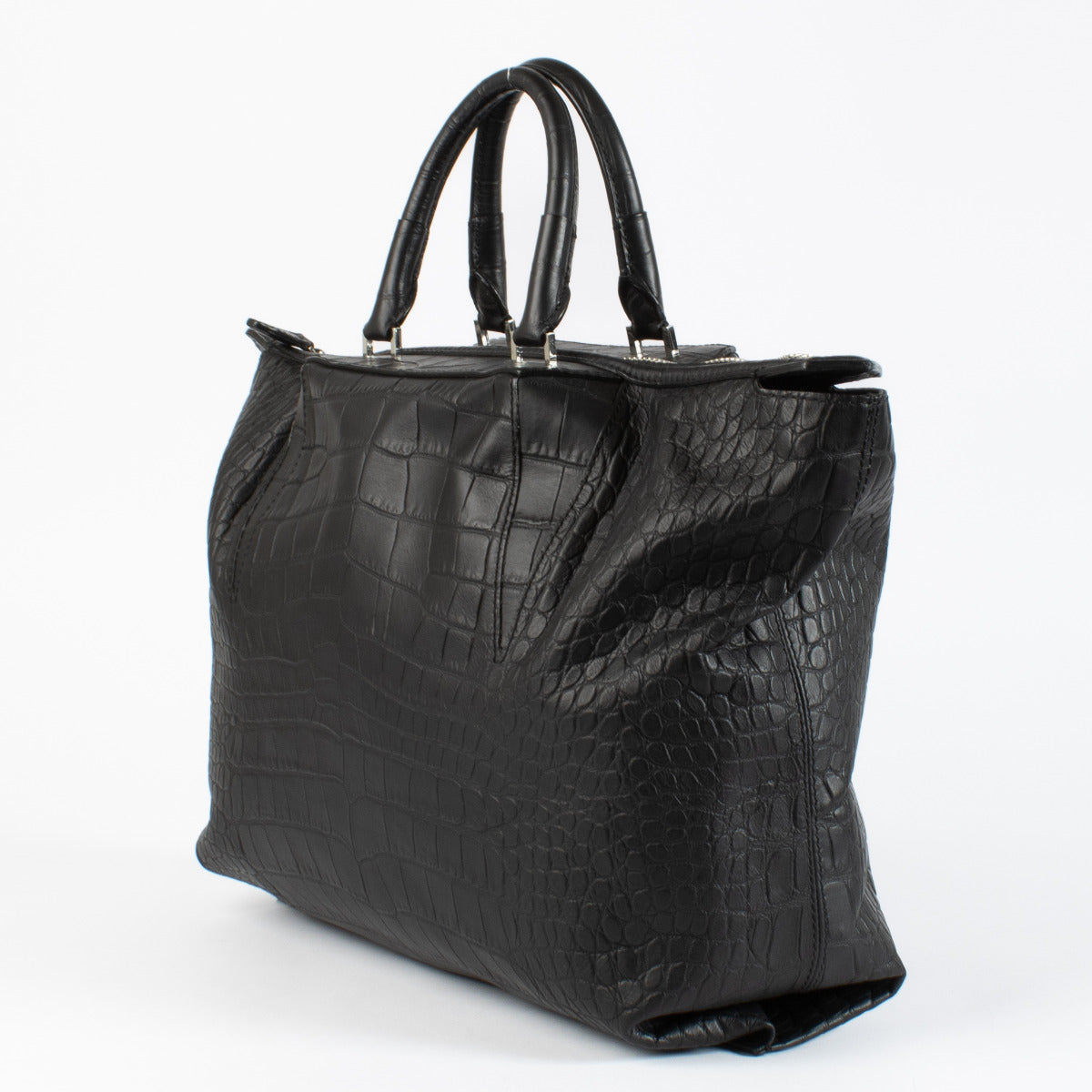 Alexander Wang Zwarte Tote Tas met Krokodillenprint