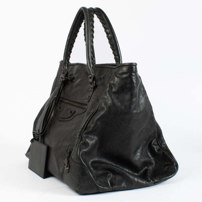 Authentic preloved Balenciaga Black Sunday Bag on Labellov.com