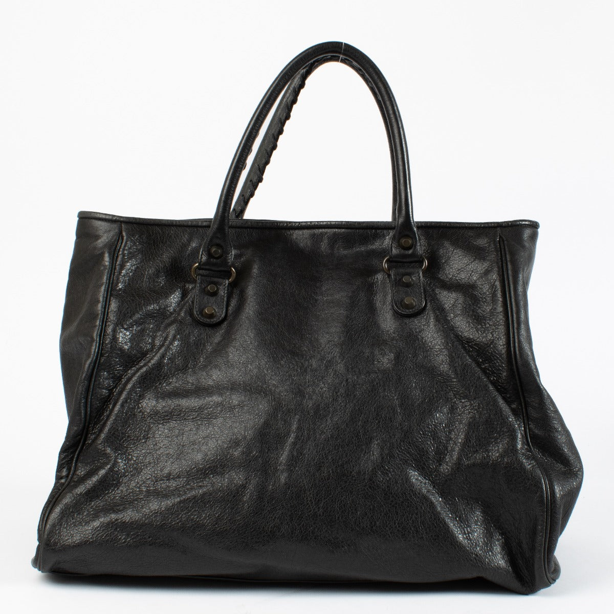 Authentic preloved Balenciaga Black Sunday Bag on Labellov.com