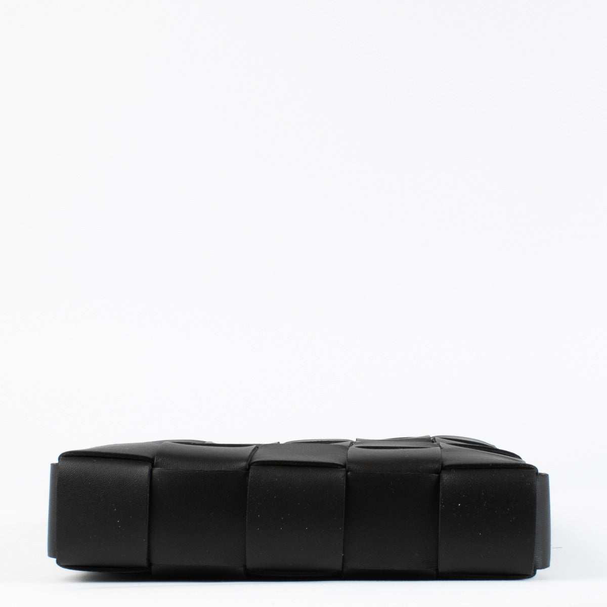 Bottega Veneta Black Cassette Messenger Bag