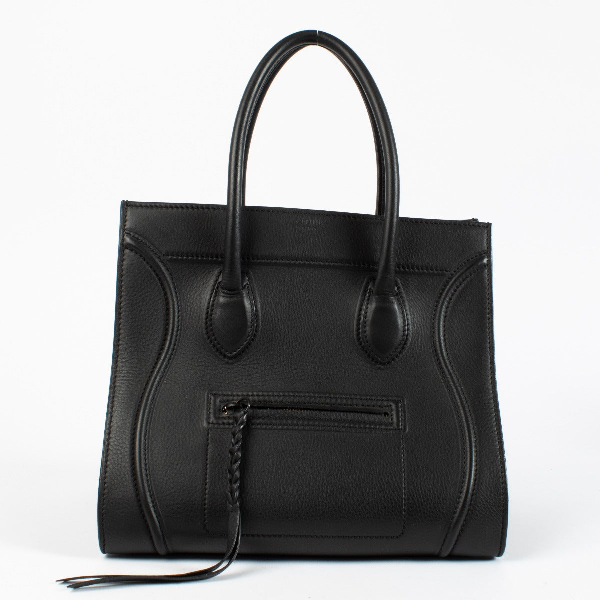 Authentic preloved Celine All Black Medium Luggage Phantom on Labellov.com