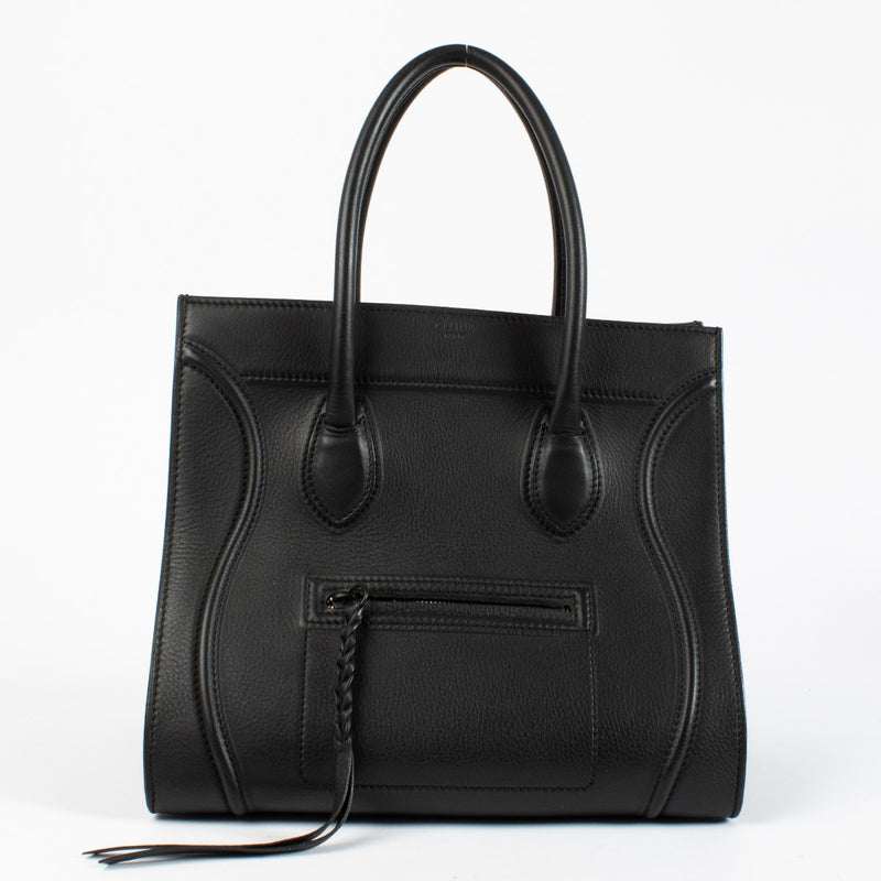 Authentic preloved Celine All Black Medium Luggage Phantom on Labellov.com