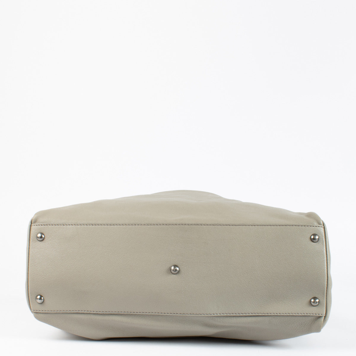 Fendi Grote Peekaboo van grijs geitenleer