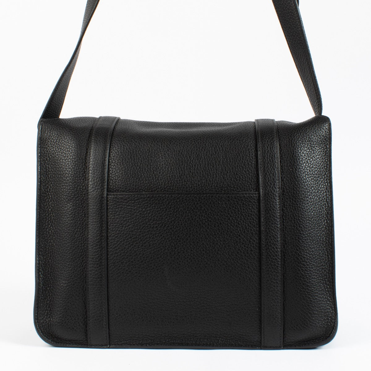 Shop 100% authentic second hand Hermès black Top Handle Steve Bag on Labellov.com