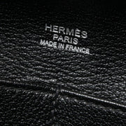 Authentic pre-loved Hermès Maxibox Black Leather PHW on Labellov.com