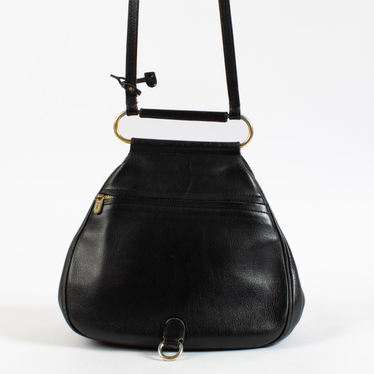 Shop 100% authentic second hand Delvaux Black Cerceau PM Backpack on Labellov.com