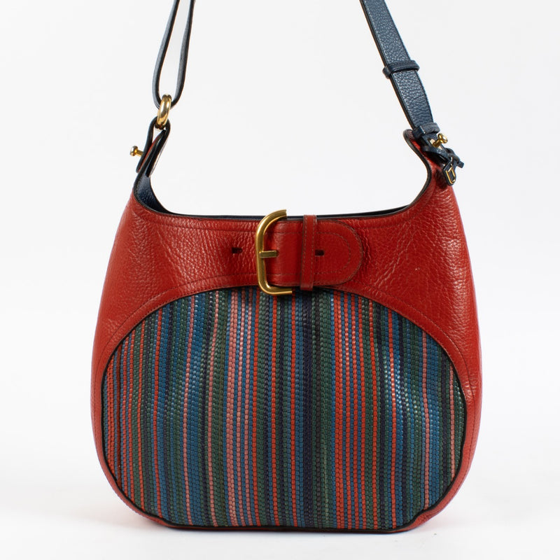 Shop authentic Delvaux Multicolor Toile de Cuir Chardonnay Bag on www.labellov.com