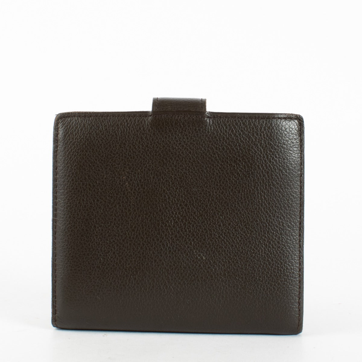 Delvaux Bruine Dinar Portemonnee