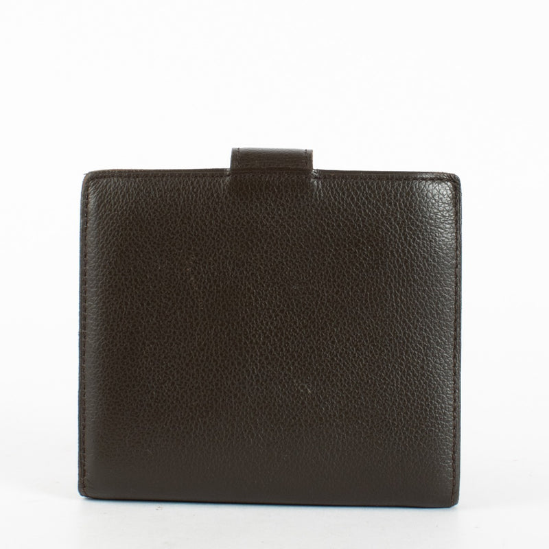 Delvaux Brown Dinar Wallet