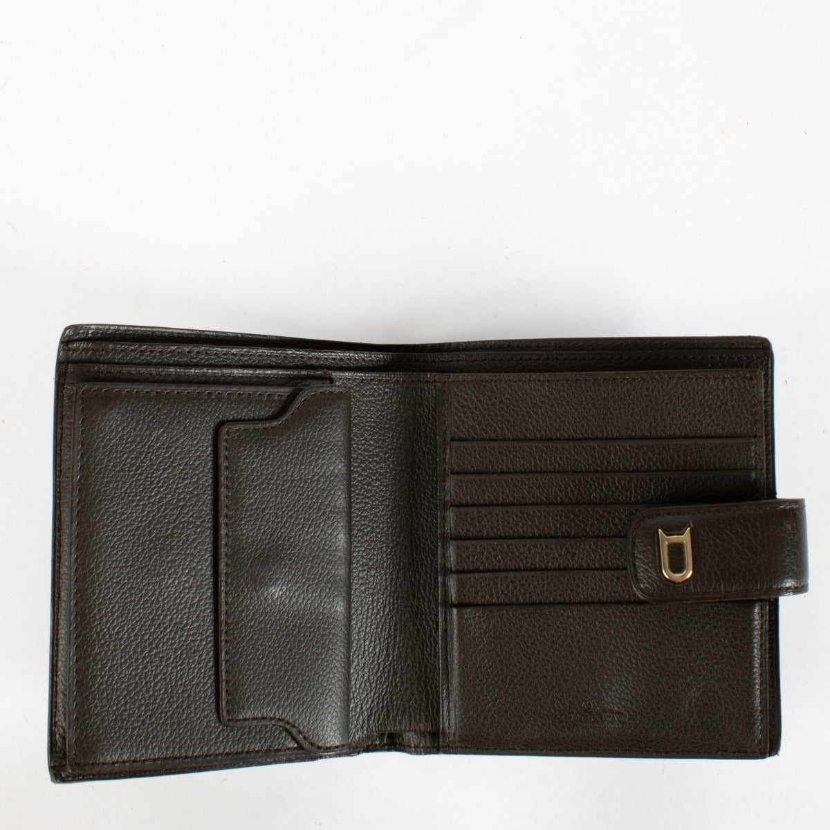 Delvaux Bruine Dinar Portemonnee