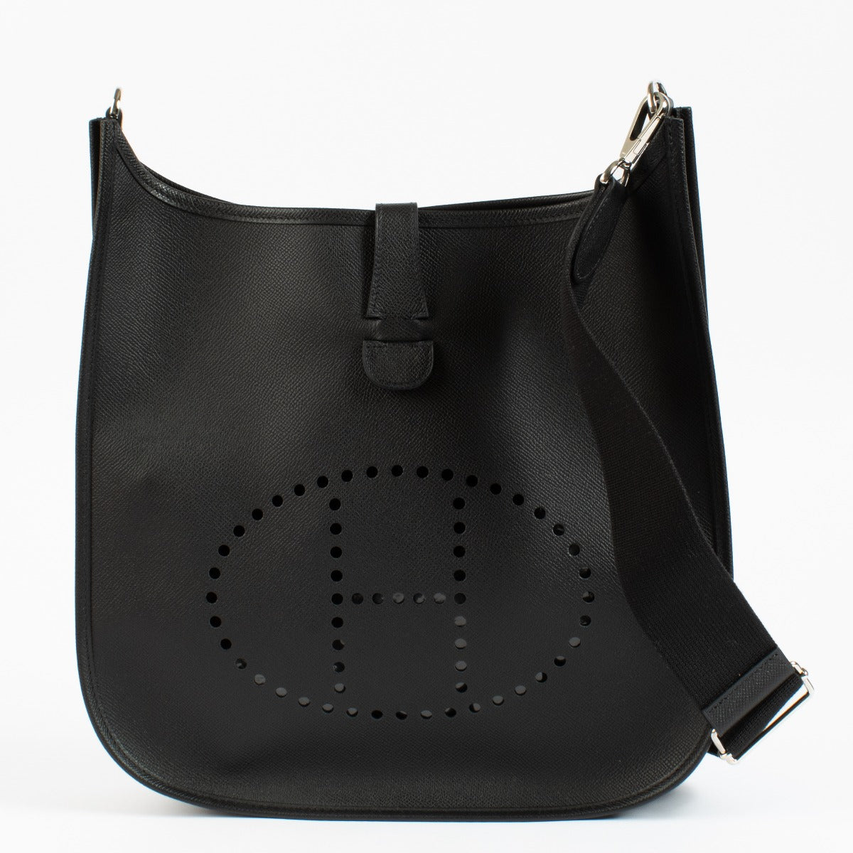 Hermès Evelyne 33 Black Epsom PHW