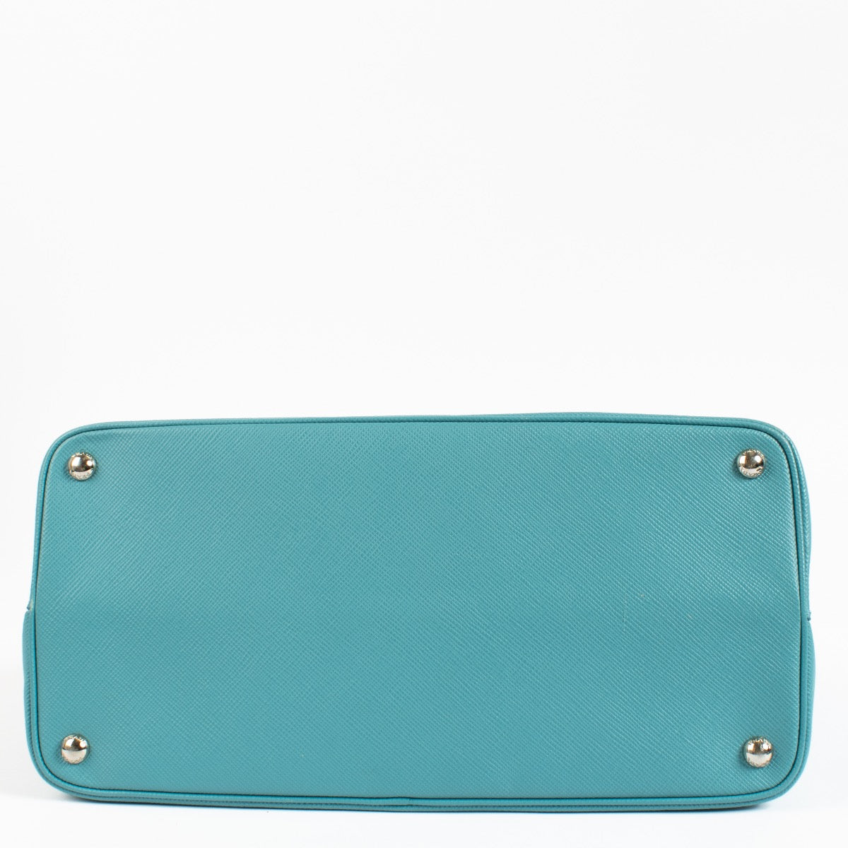 Shop authentic Prada Blue Saffiano Medium Double Bag on www.labellov.com