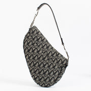Shop 100% authentic second hand Christian Dior Black Oblique Vintage Saddle Bag on Labellov.com
