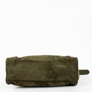 Authentic Second Hand Balenciaga Green Suede Medium City Bag on Labellov.com