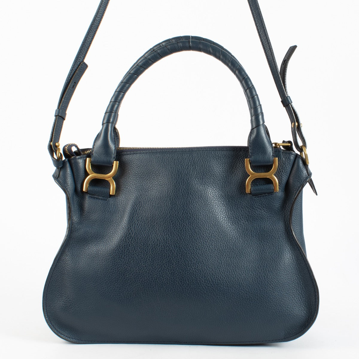 Authentic Second Hand Chloé Blue Medium Marcie Bag on Labellov.com