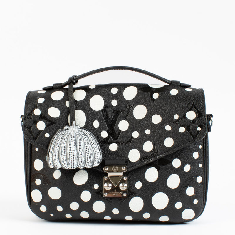 Shop 100% authentic second hand Louis Vuitton x Yayoi Kusama Black Pochette Metis on Labellov.com