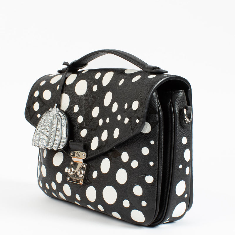 Shop 100% authentic second hand Louis Vuitton x Yayoi Kusama Black Pochette Metis on Labellov.com