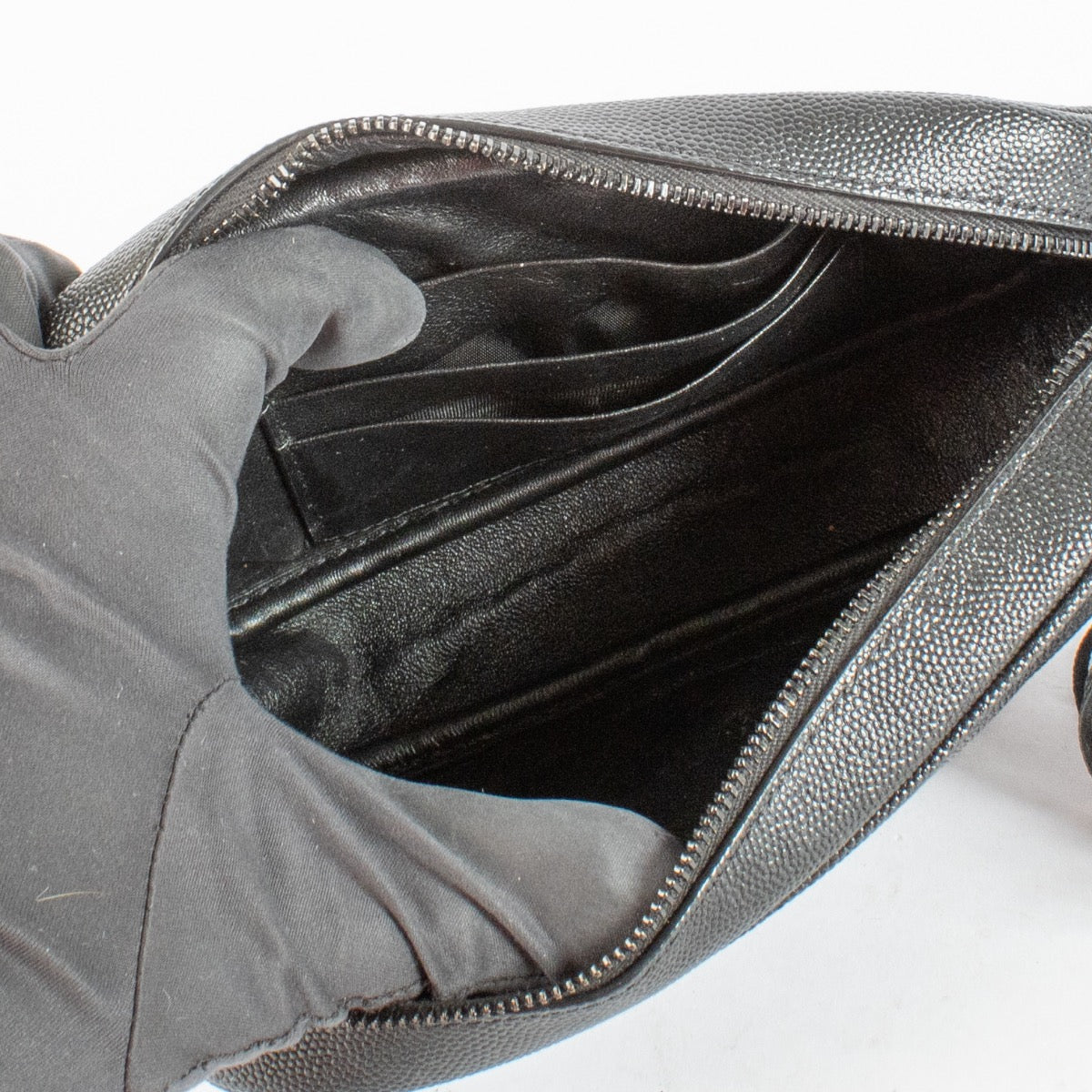 Authentic Second Hand Saint Laurent Black Lou Mini Camera Bag on Labellov.com