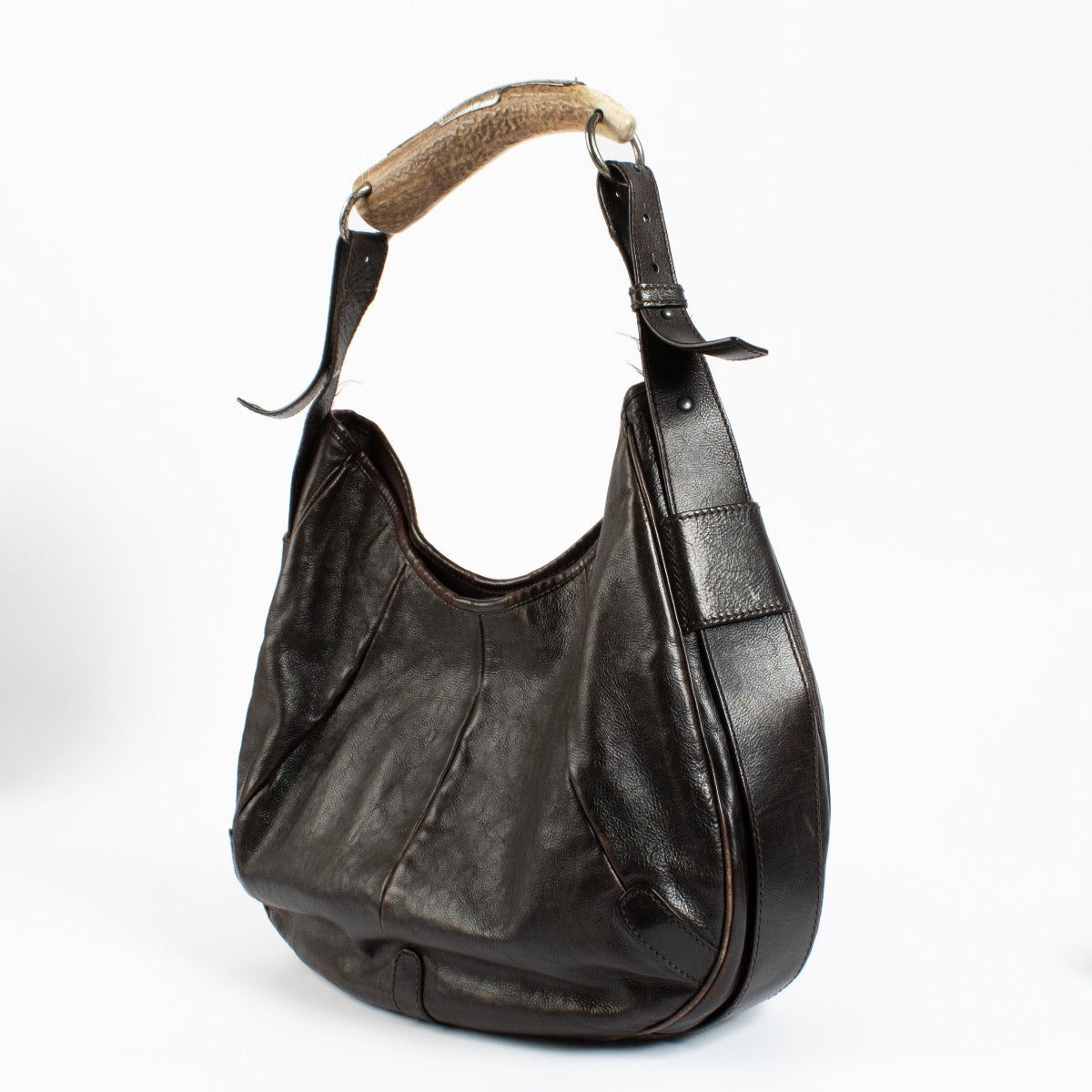 Shop 100% authentic second hand Saint Laurent Brown Large Mombasa Bag on Labellov.com