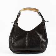 Shop 100% authentic second hand Saint Laurent Brown Large Mombasa Bag on Labellov.com