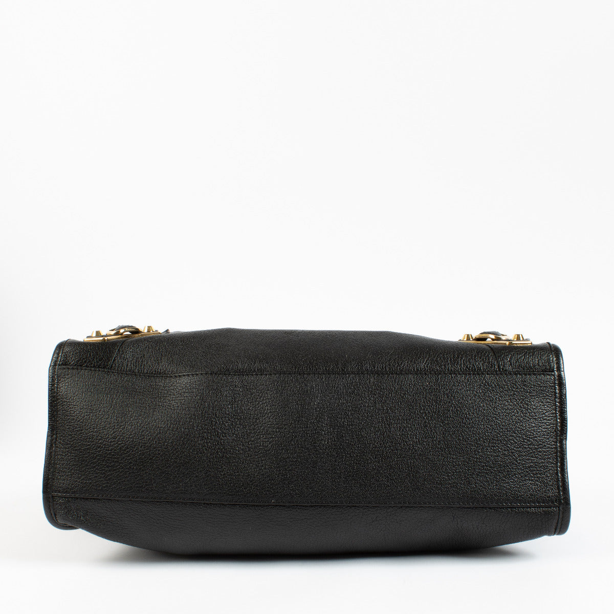 Balenciaga Black Metallic Edge Medium City Bag