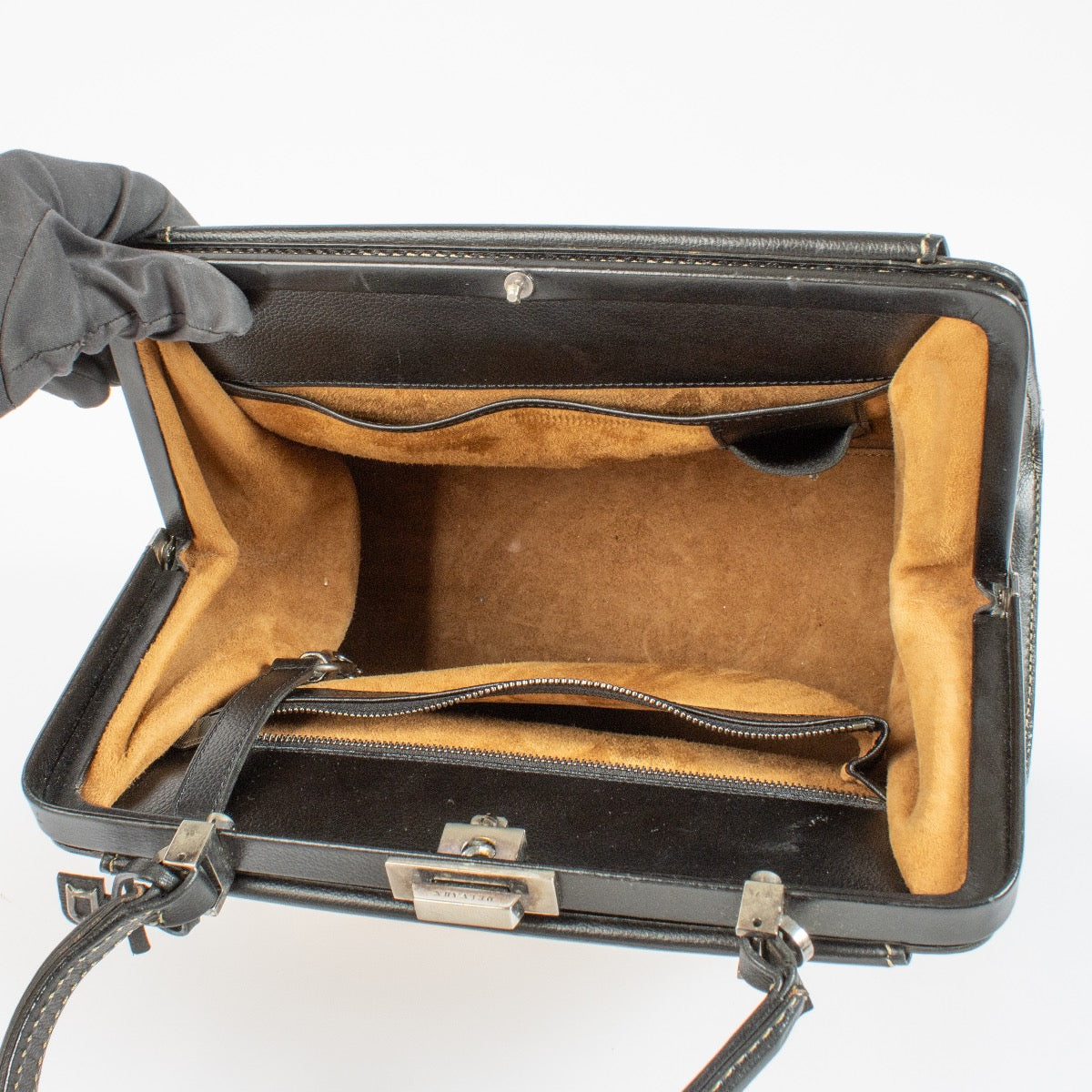 Shop authentic Delvaux Black Jumping Nouveau Illusion Bag on www.labellov.com