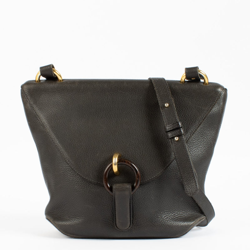 shop authentic Delvaux Brown Mimosa Crossbody on www.labellov.com