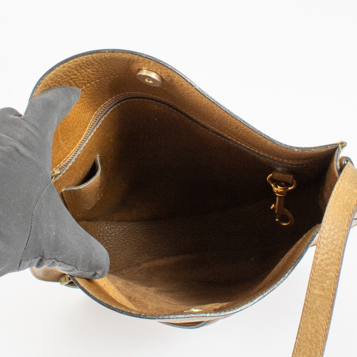 Delvaux Brown Vintage Crossbody Bag