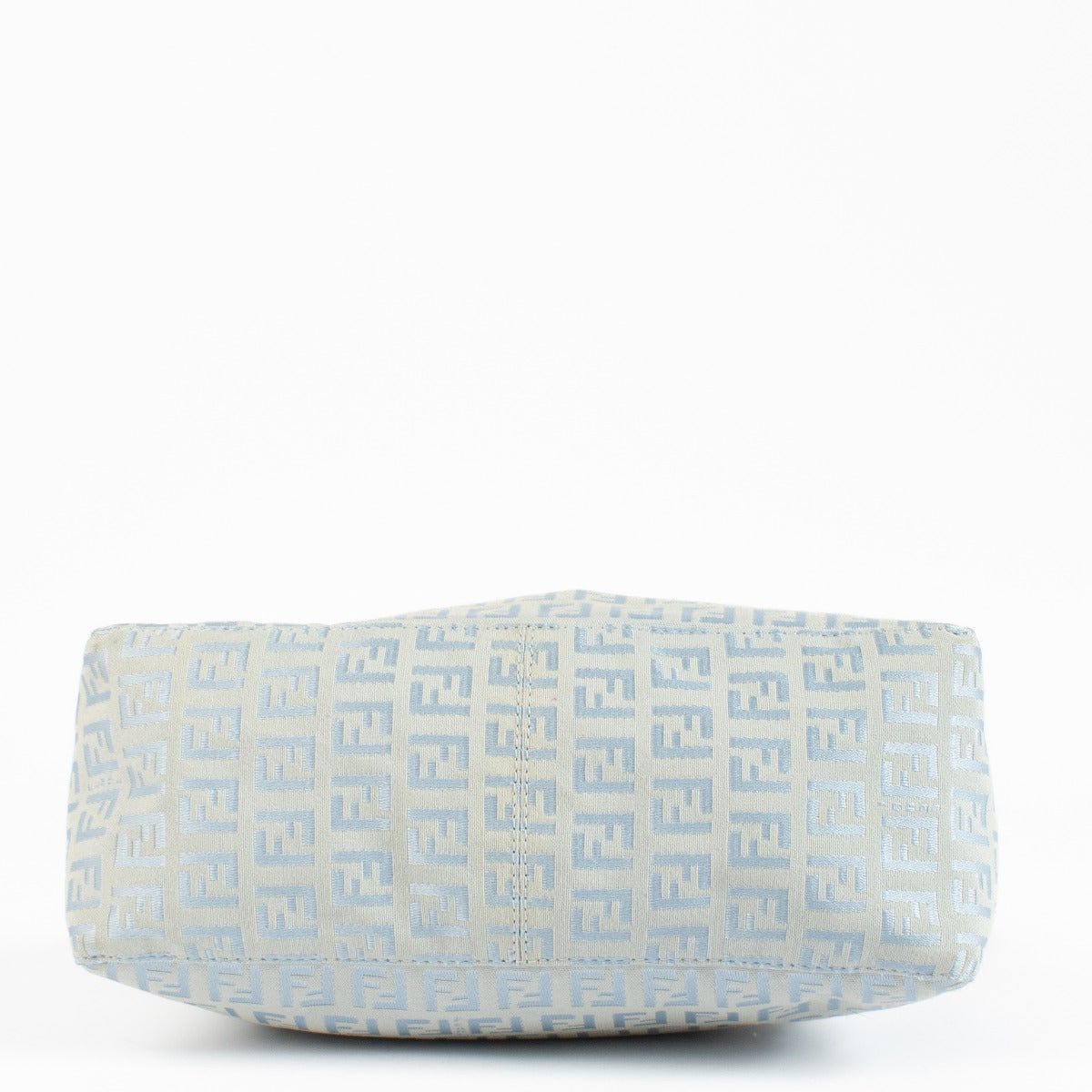 Fendi Blue Zucca Cloth Shoulder Bag