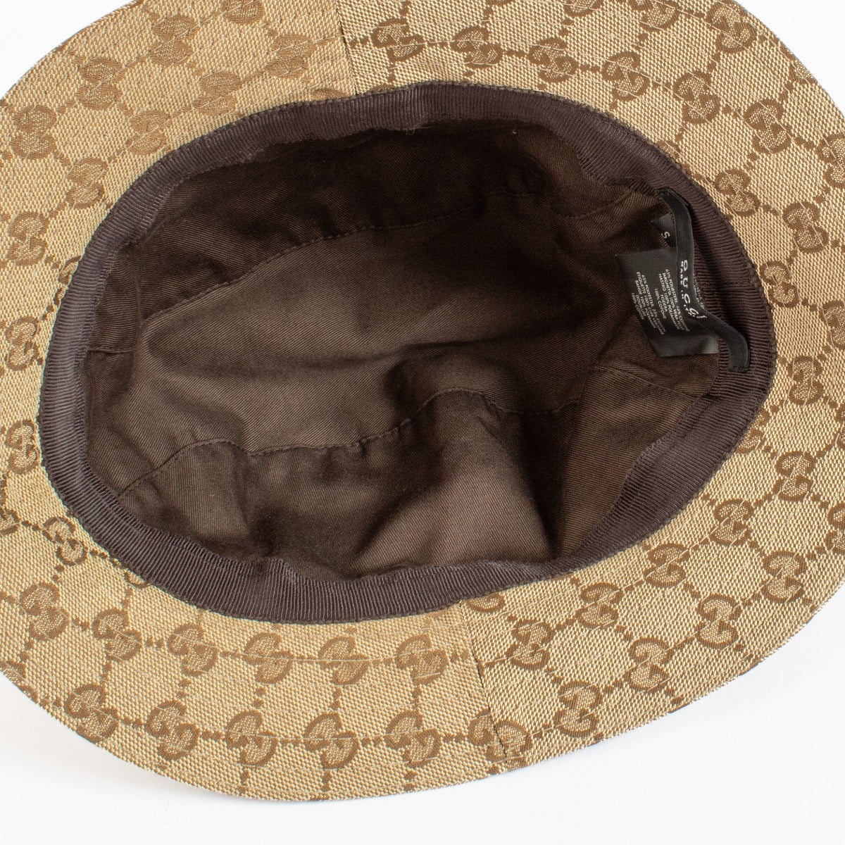 Shop 100% authentic second hand Gucci GG Canvas Bucket Hat - Size S on Labellov.com