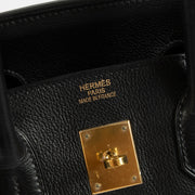 Hermès Birkin 35 Black Evergrain GHW