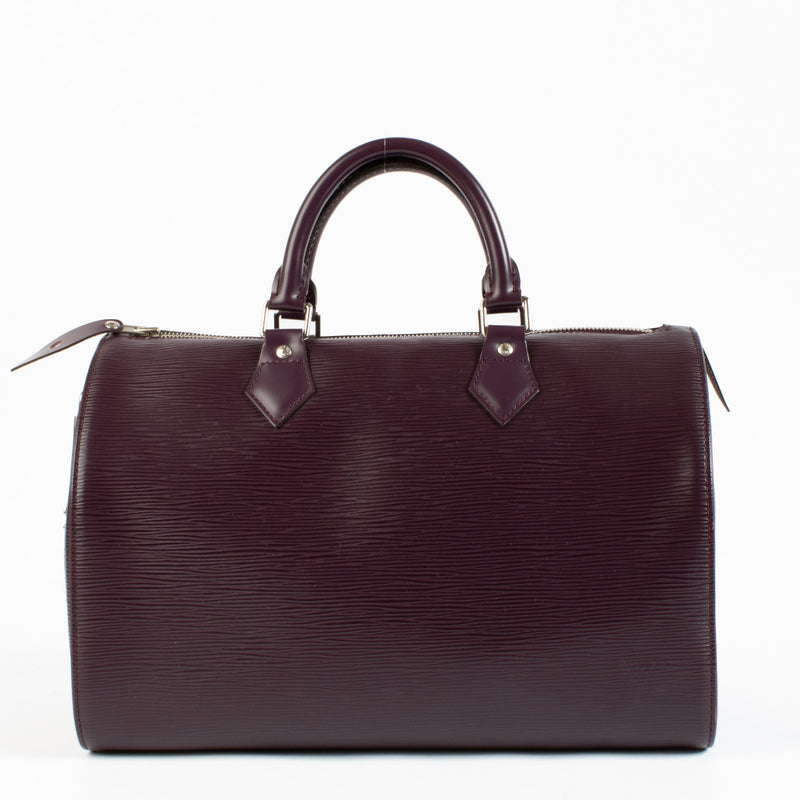 Louis Vuitton Cassis Epi Leather Speedy 35 Top Handle Bag