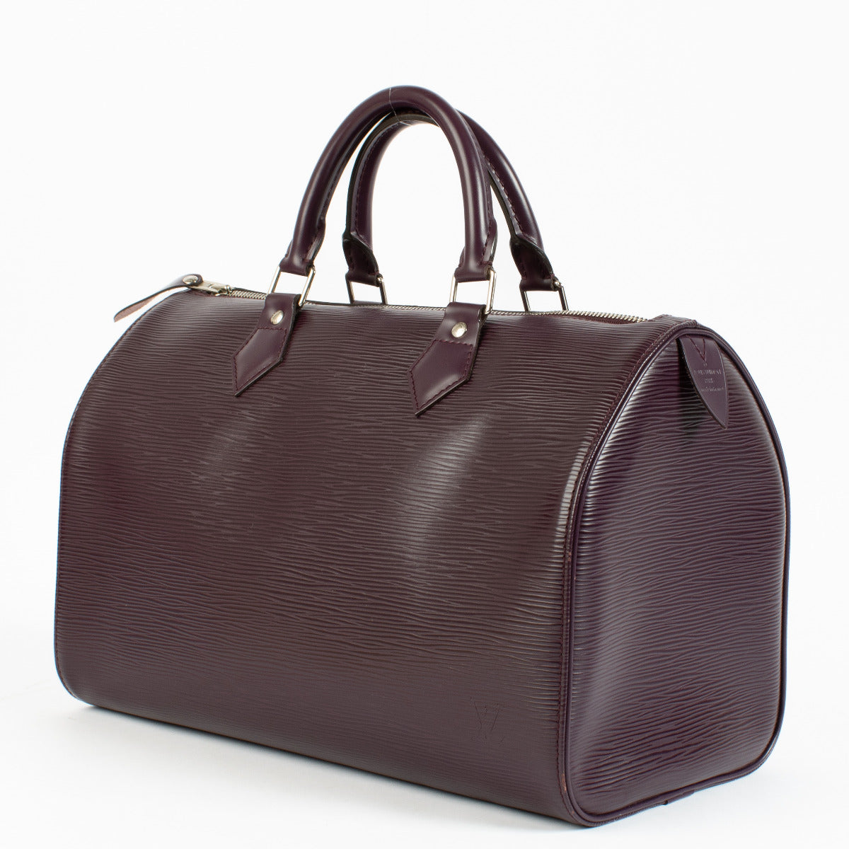 Louis Vuitton Cassis Epi Leather Speedy 35 Top Handle Bag