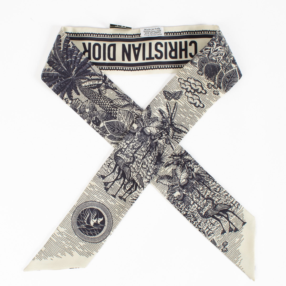Shop 100% authentic second hand Christian Dior Blue Scarf on Labellov.com
