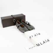 shop 100% authentic second hand Alaïa Black Strass Lambskin Ballet Flats - Size 40 on Labellov.com