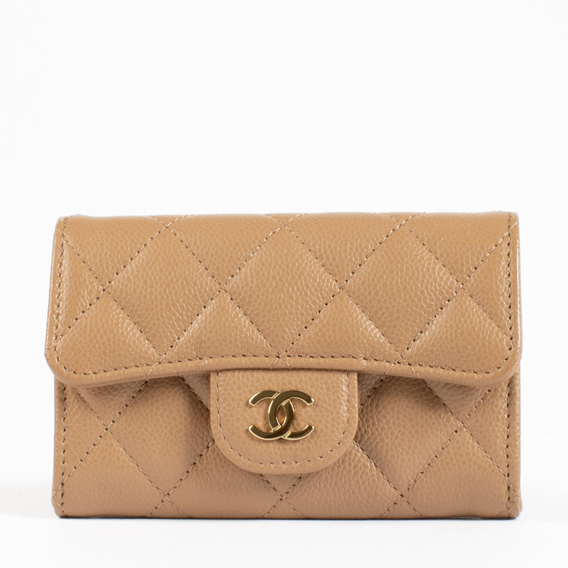 Chanel Caramel Classic Flap Small Wallet