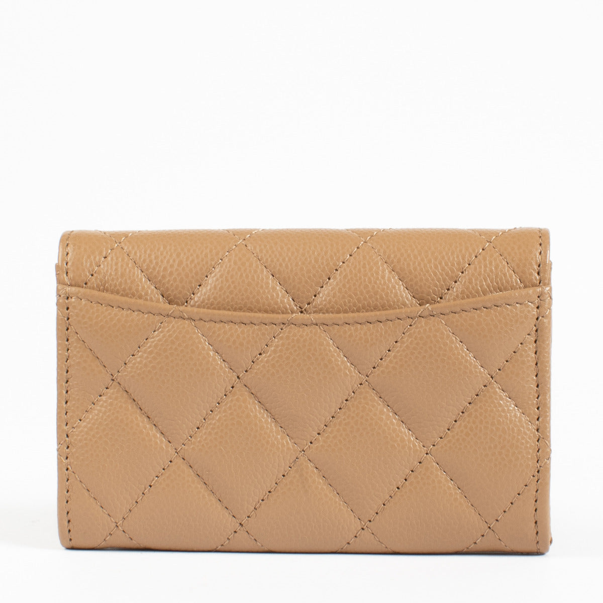 Portefeuille Chanel Classic Flap petit format couleur Caramel