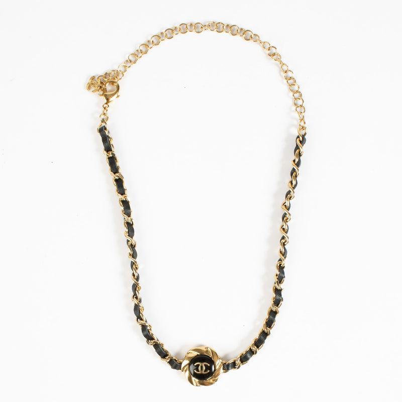 Chanel 22A Gold Medallion Necklace