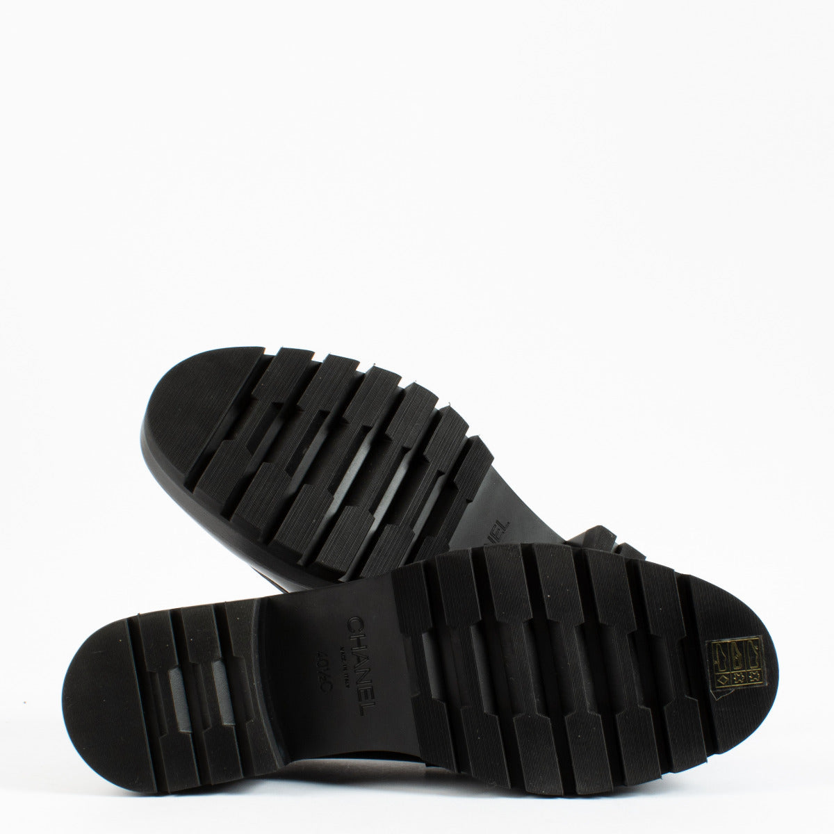 Chanel Black Loafers - Size 40,5