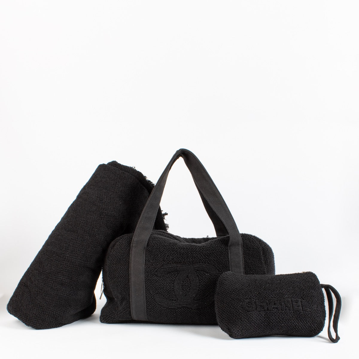 Shop 100% authentic second hand Chanel Black Beach Bag on Labellov.com