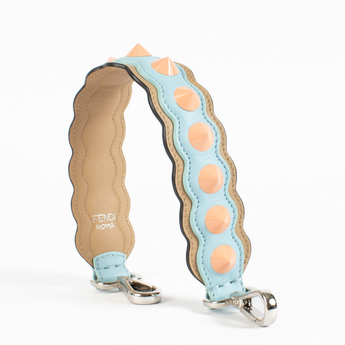 Bandoulière courte cloutée multicolore Fendi Strap You