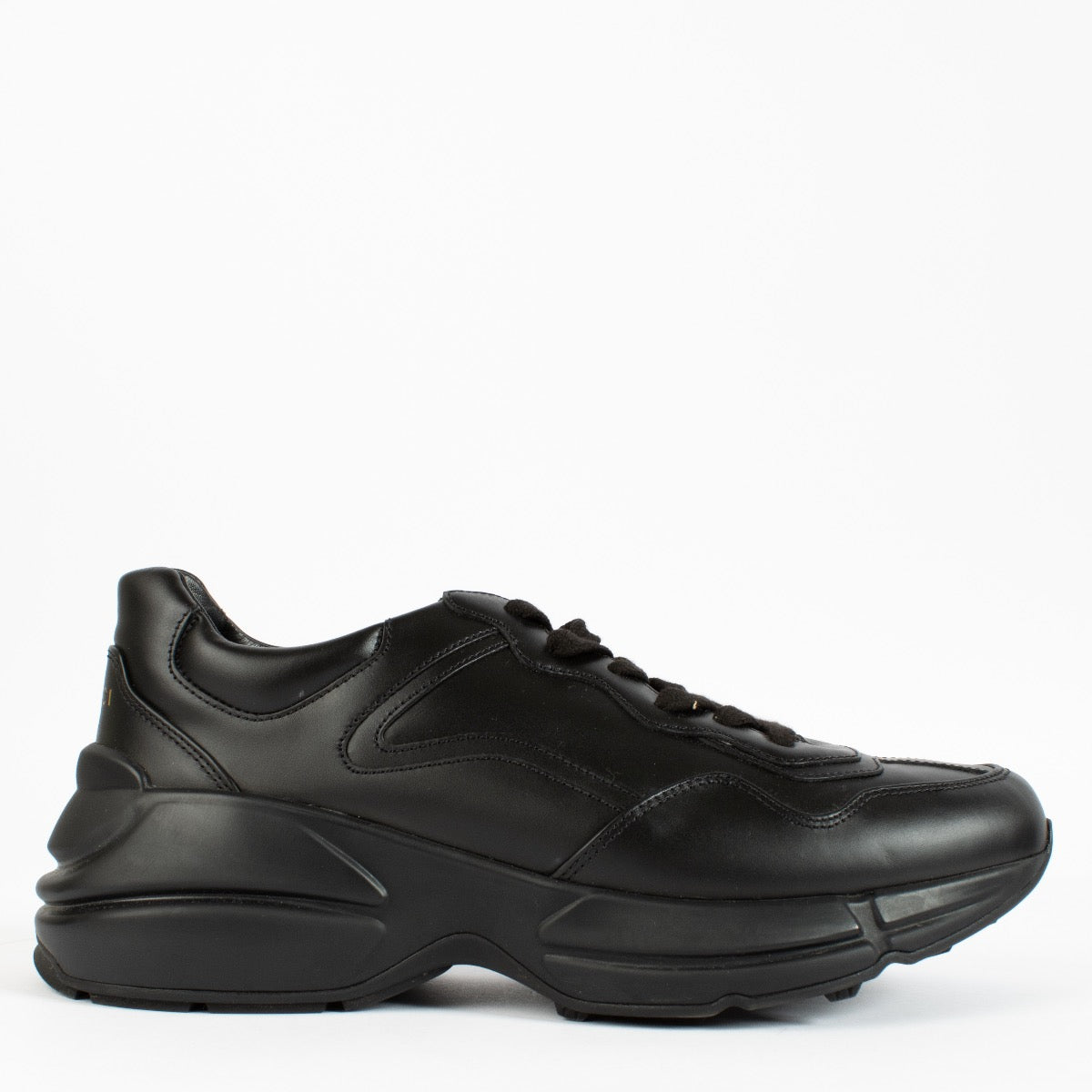 Gucci Black Rhyton Sneakers - Size 40