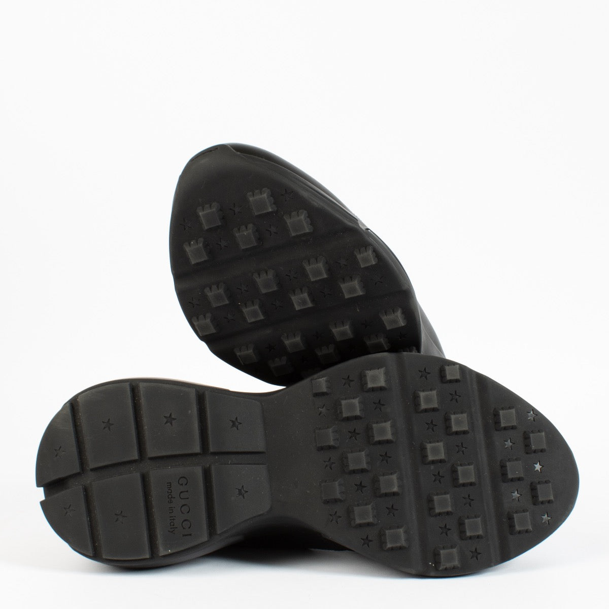 Gucci Black Rhyton Sneakers - Size 40