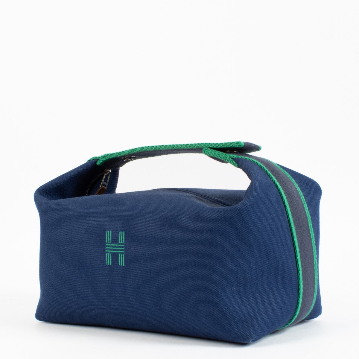Hermès Marine Blue Bride-a-Brac Large Case