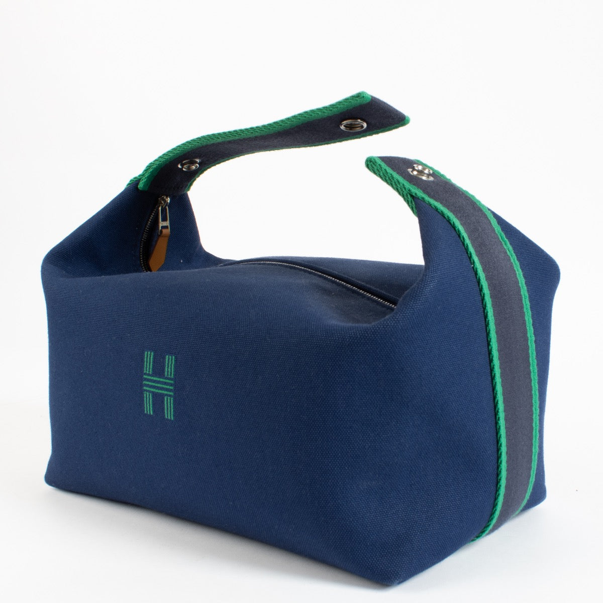 Hermès Marine Blue Bride-a-Brac Large Case