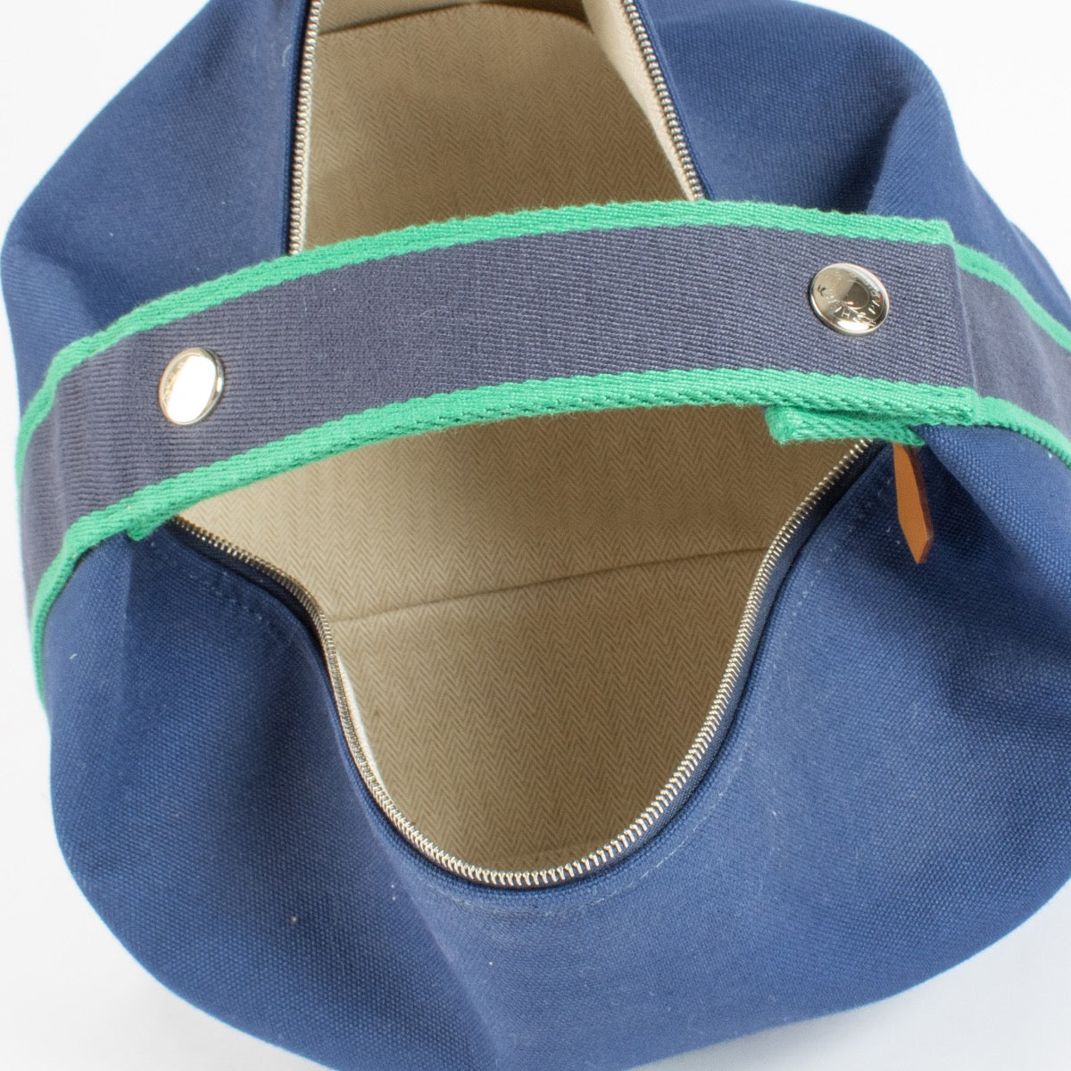 Hermès Marine Blue Bride-a-Brac Large Case