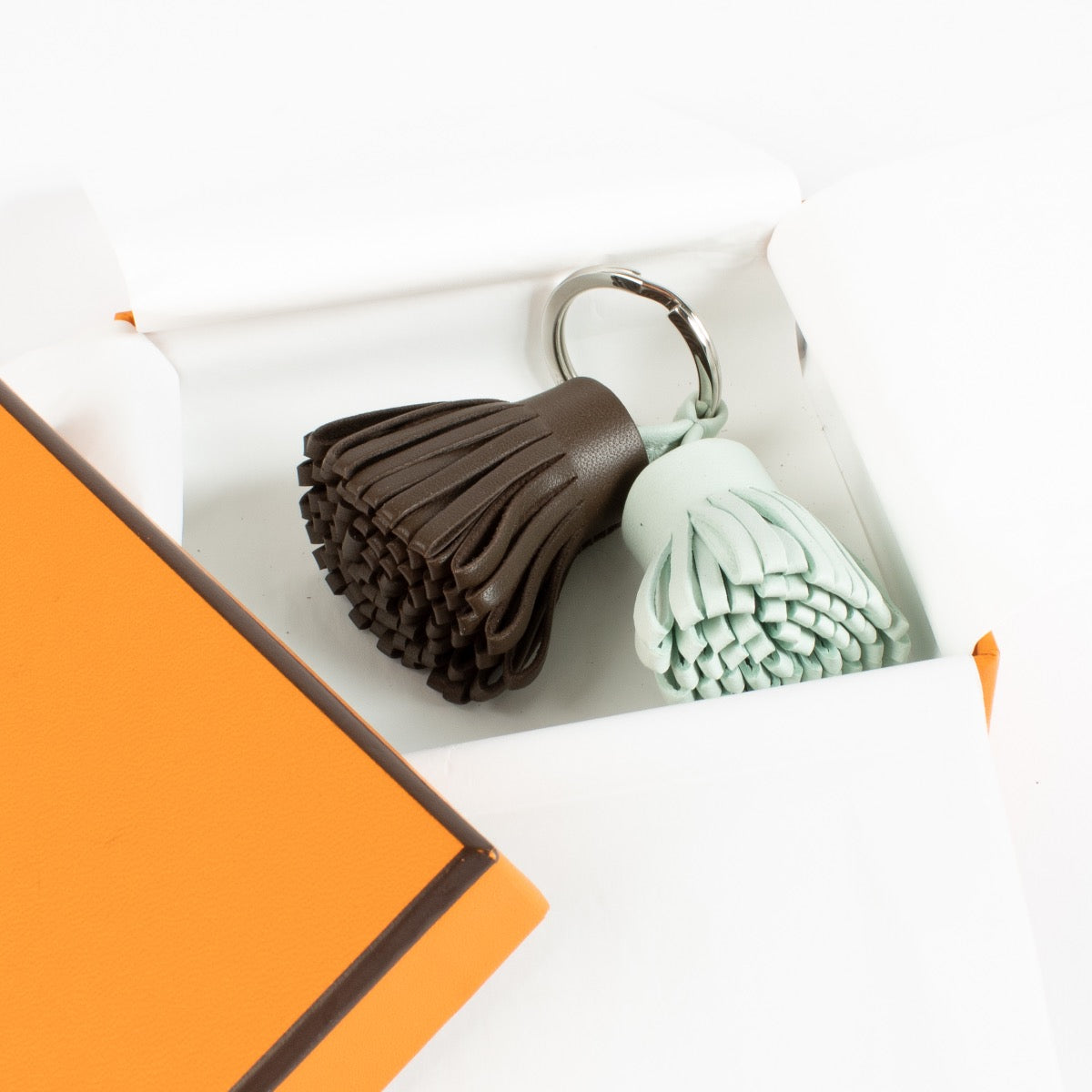 Hermès Vert Peppermint/Chocolat Uno-Dos Charm