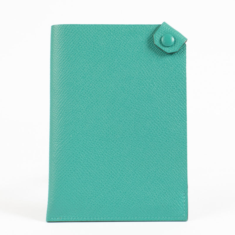 Hermès Blue Turqoise Passport Holder